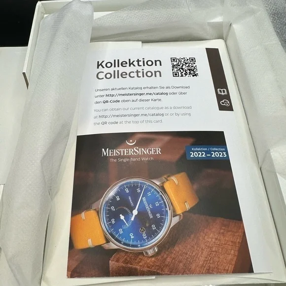 Meister Singer Salthora Single Hour Hand Watch Full Presentation